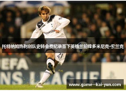 托特纳姆热刺创队史转会费纪录签下英格兰前锋多米尼克·索兰克